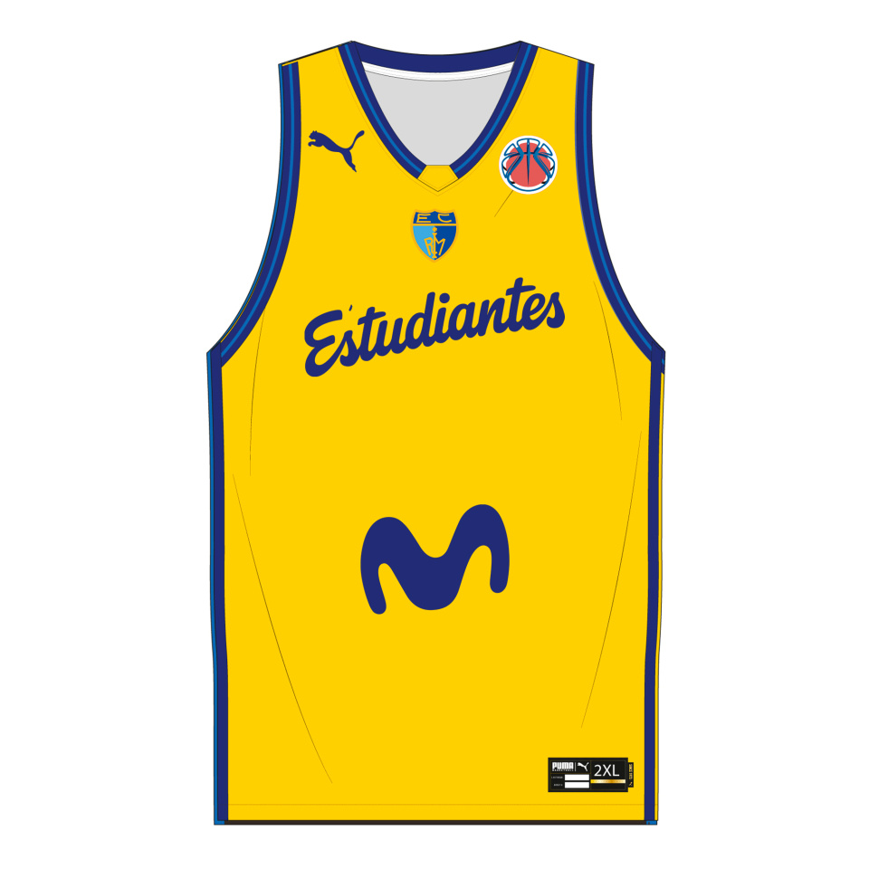 CAMISETA JUEGO EUROCUP WOMEN 25-26 AMARILLA