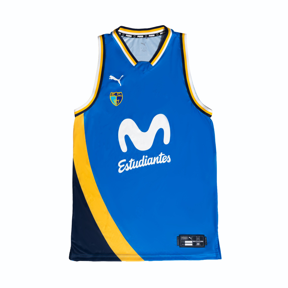 PREVENTA - CAMISETA JUEGO 26-27 AZUL OFICIAL MOVISTAR ESTUDIANTES ADULTO