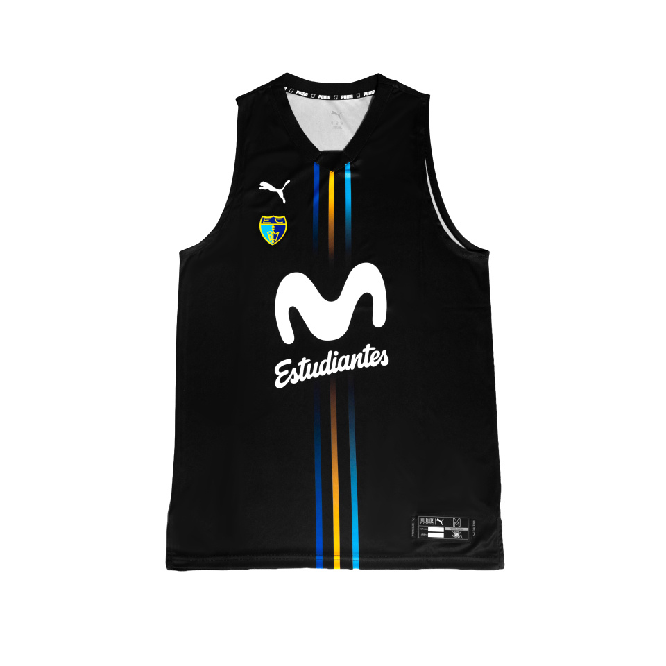 PREVENTA - CAMISETA JUEGO 26-27 NEGRA OFICIAL MOVISTAR ESTUDIANTES INFANTIL
